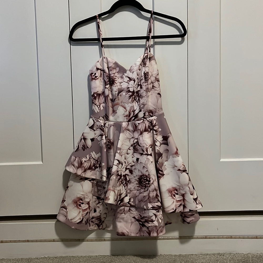 Purple floral dress by Trac